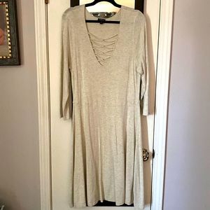 Torrid Oatmeal Sweater Dress